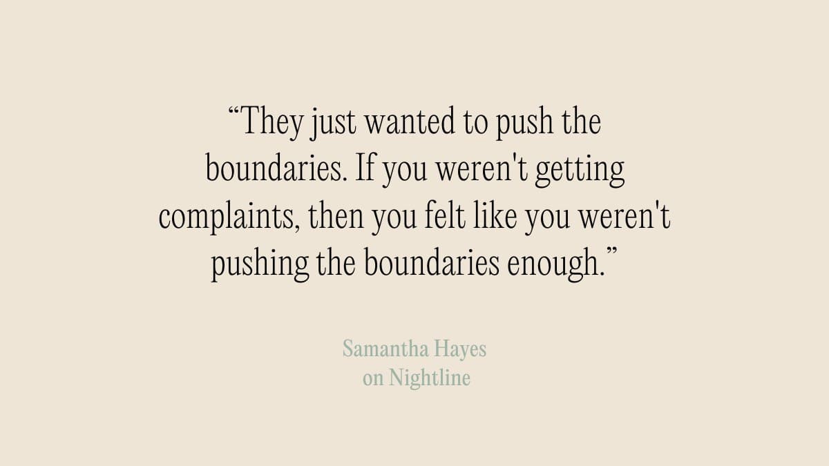 Samantha Hayes Quote