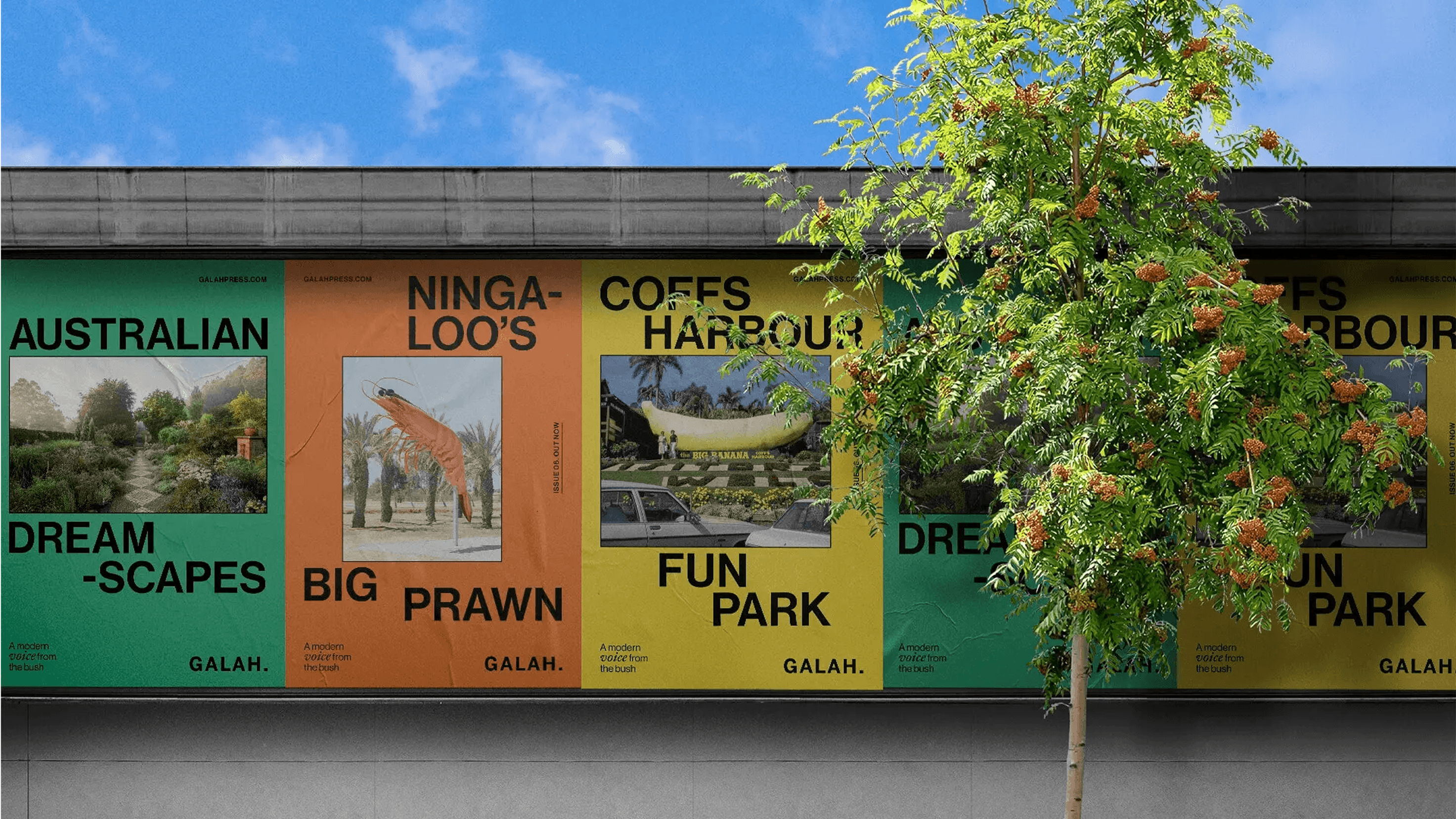 colourful street posters 