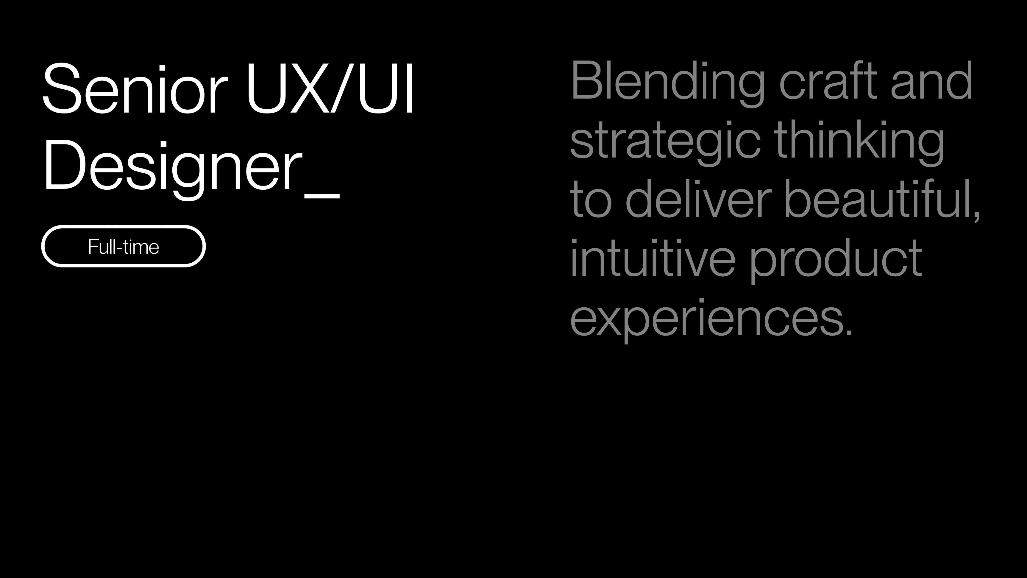 UX/UI designer 
