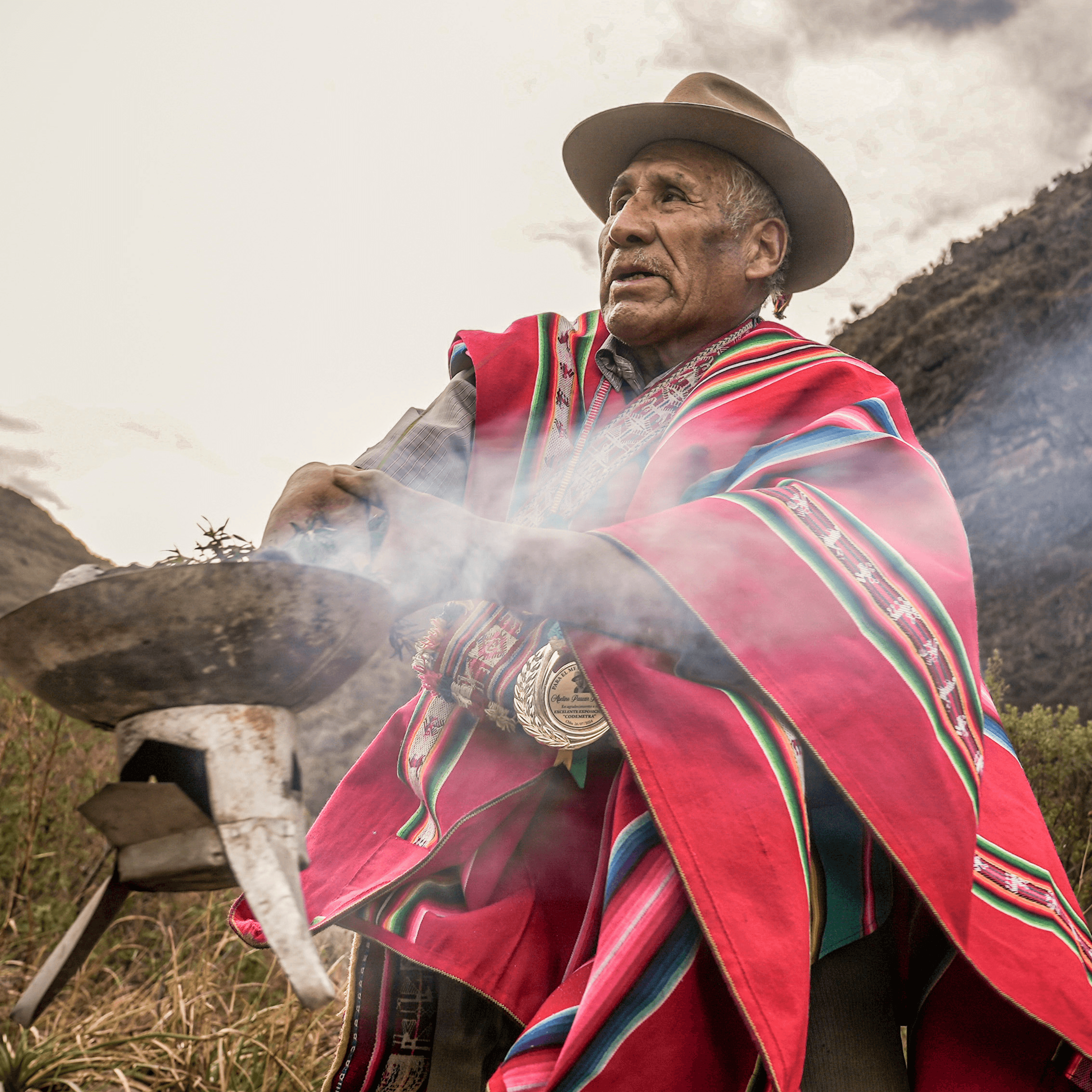 Image of man in cape 